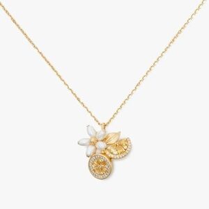 Kate Spade Fresh Squeeze Cluster Pendant Necklace